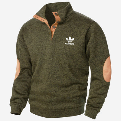 Sweat-shirt à demi-boutons - SOLDES