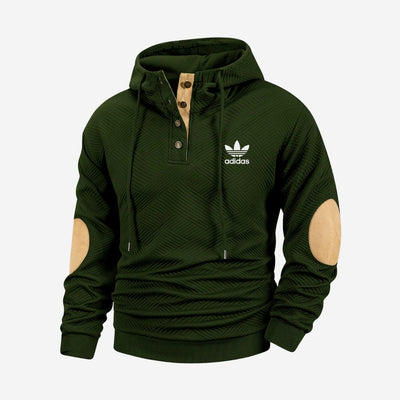 Sweat à capuche à boutons - SOLDES