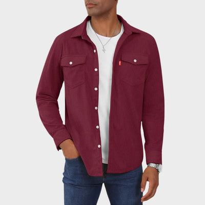 Chemise Casual à Manches Longues - DÉSTOCKAGE