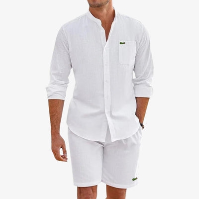 Ensemble Élégant Chemise & Short - DÉSTOCKAGE