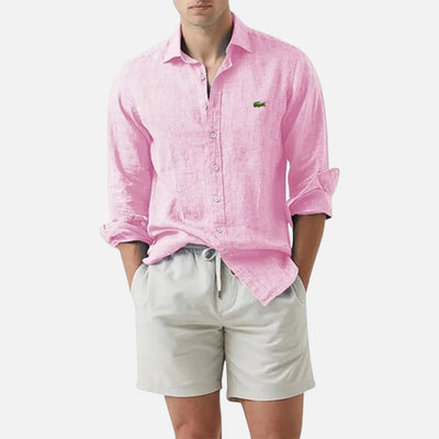 Chemise Décontractée à Manches Longues - PRIX DÉSTOCKAGE