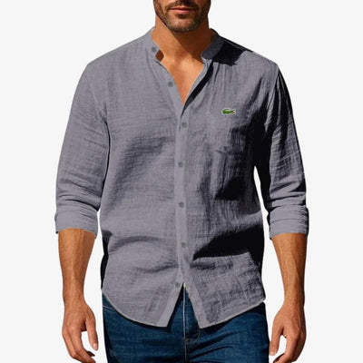 Chemise Élégante Col Officier - PRIX DÉSTOCKAGE