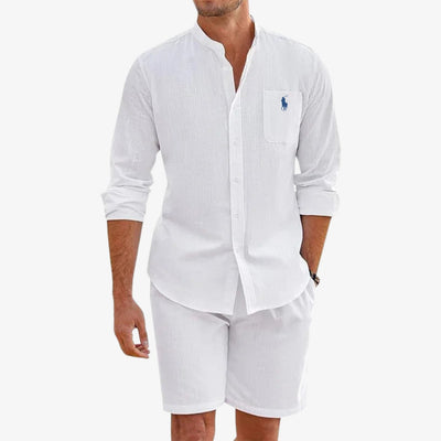 Ensemble Élégant Chemise & Short - DÉSTOCKAGE