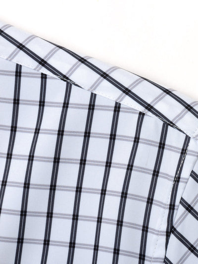 CHEMISE À MANCHES LONGUES À CARREAUX AVEC BOUTONS & PANTALONS SLIM FIT À JAMBES FINS