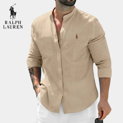Chemise Col Officier Élégante || PRIX DÉSTOCKAGE