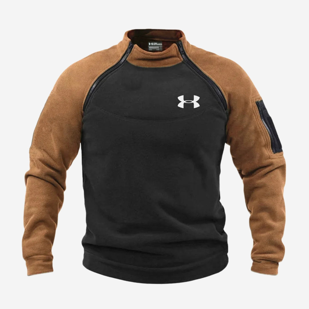 Sweat-shirt polaire bicolore - SOLDES