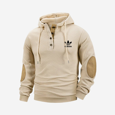 Sweat à capuche à boutons - SOLDES