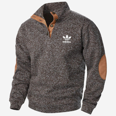 Sweat-shirt à demi-boutons - SOLDES