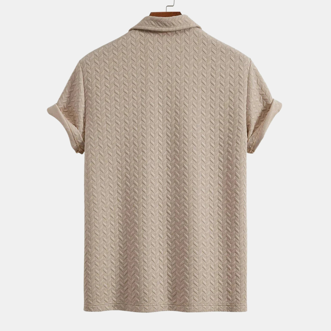 Ensemble polo et short texturé - PRIX DÉSTOCKAGE