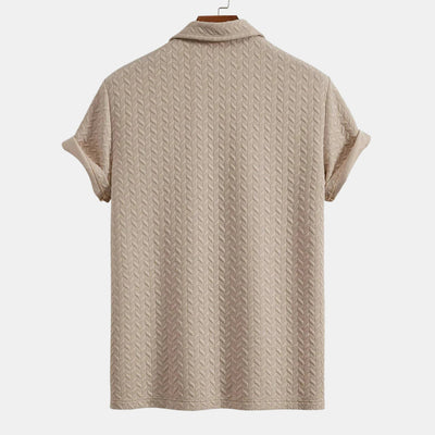 Ensemble polo et short texturé - PRIX DÉSTOCKAGE