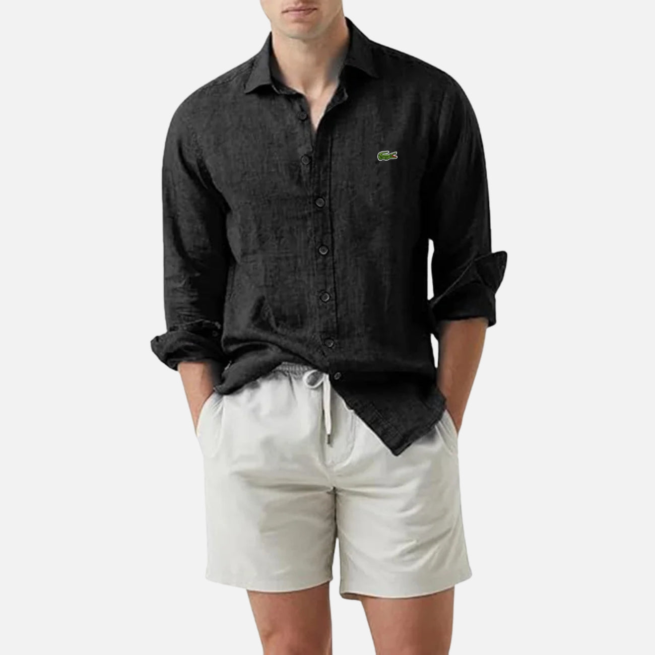 Chemise Décontractée à Manches Longues - PRIX DÉSTOCKAGE