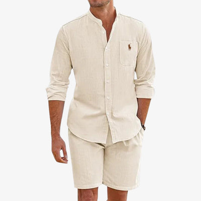 Ensemble Élégant Chemise & Short - DÉSTOCKAGE
