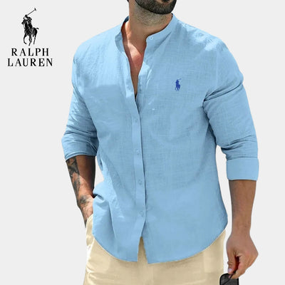 Chemise Col Officier Élégante || PRIX DÉSTOCKAGE