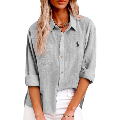 Chemise Décontractée à Manches Longues - DESTOCKAGE