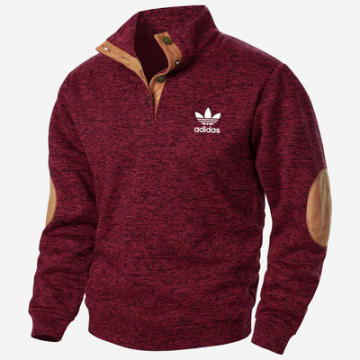 Sweat-shirt à demi-boutons - SOLDES
