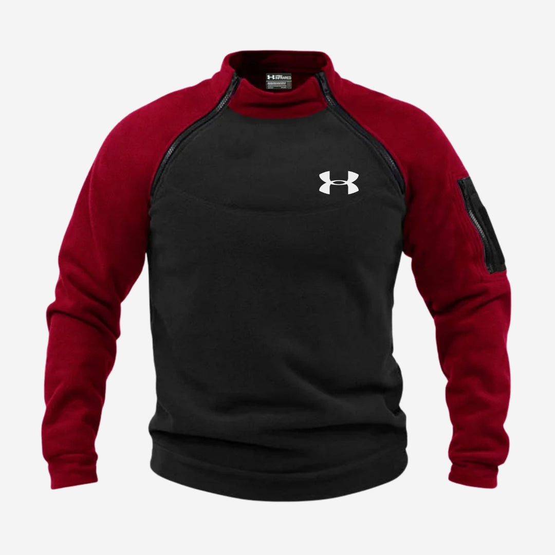 Sweat-shirt polaire bicolore - SOLDES