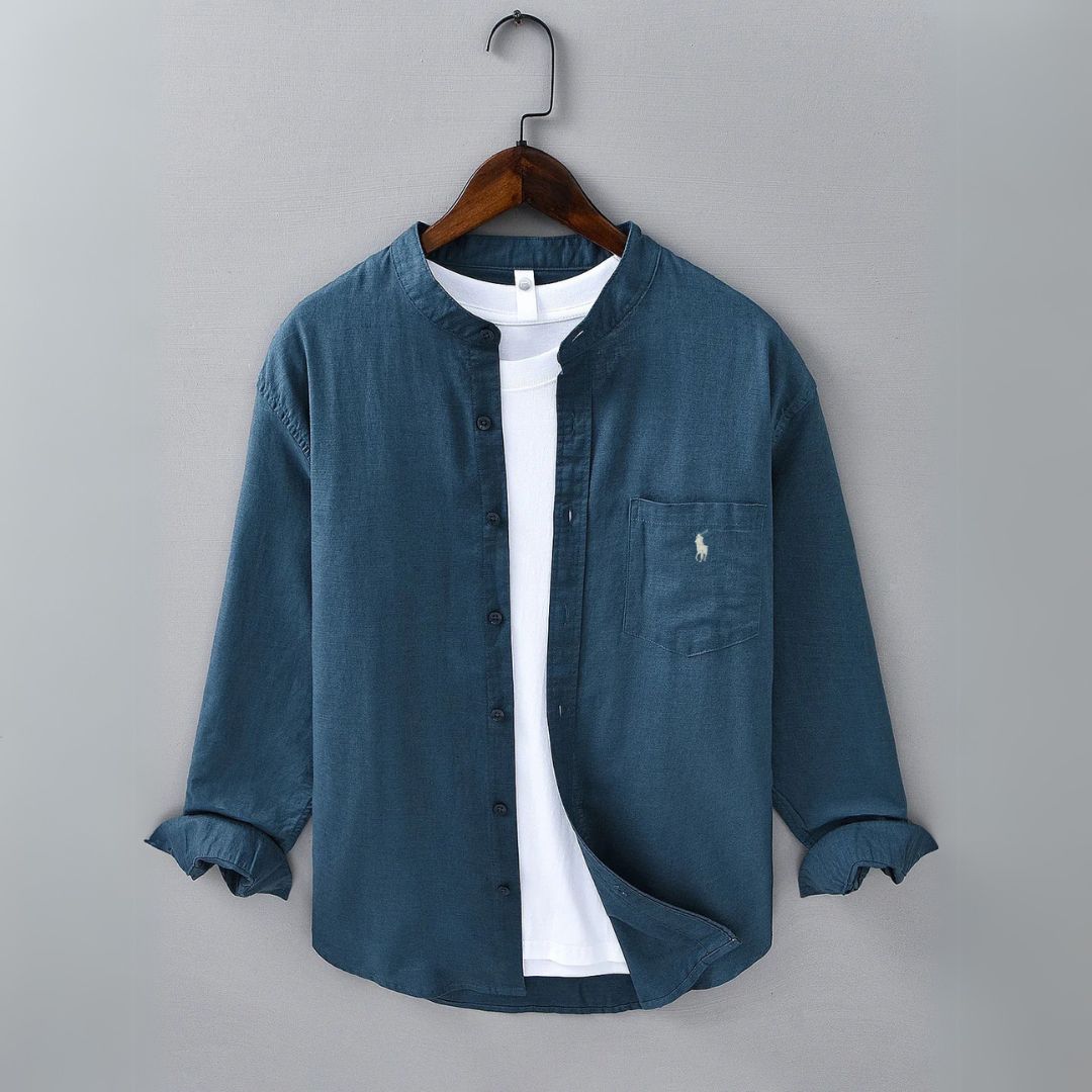 Chemise à collier - Pour hommes