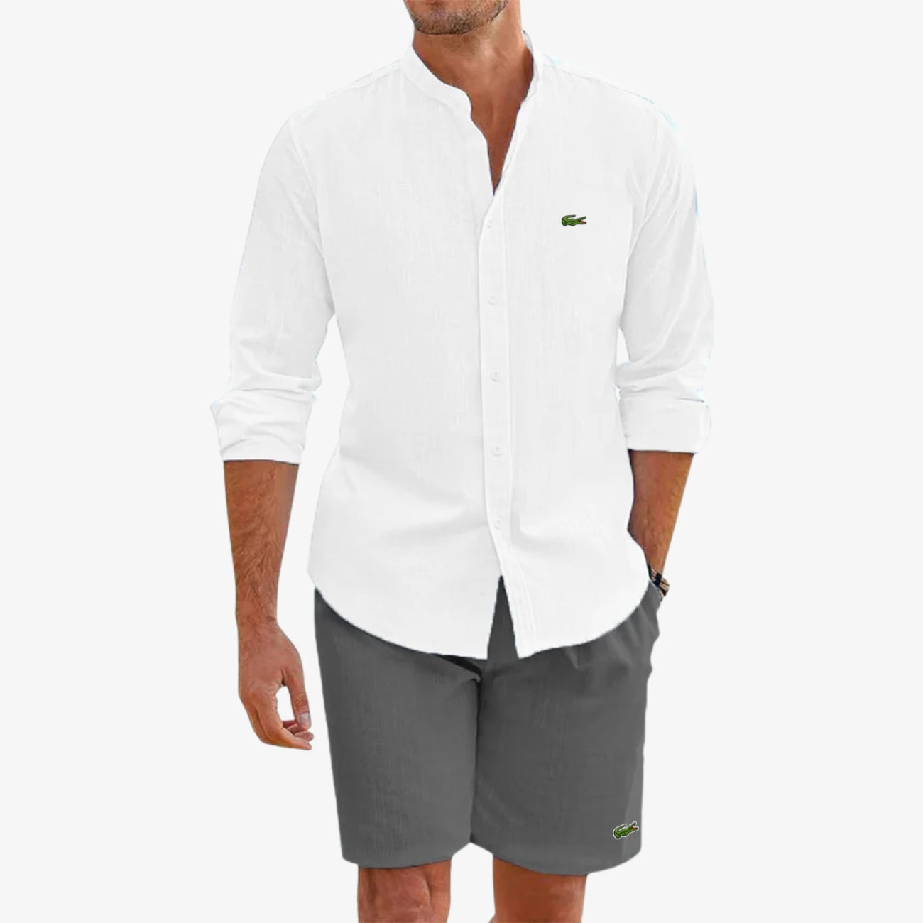 Ensemble Élégant Chemise & Short - DÉSTOCKAGE