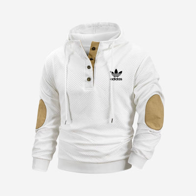 Sweat à capuche à boutons - SOLDES