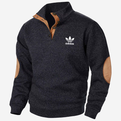 Sweat-shirt à demi-boutons - SOLDES