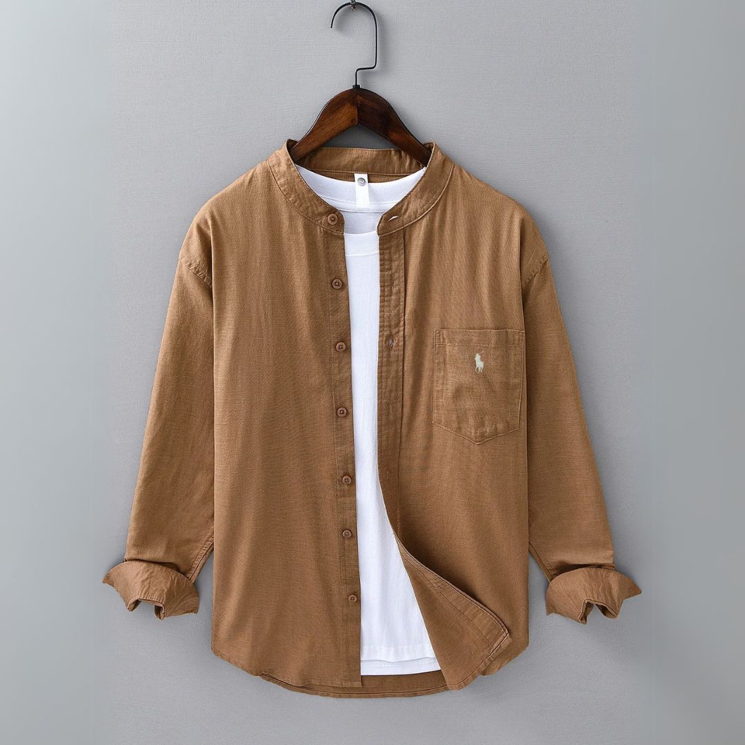 Chemise à collier - Pour hommes