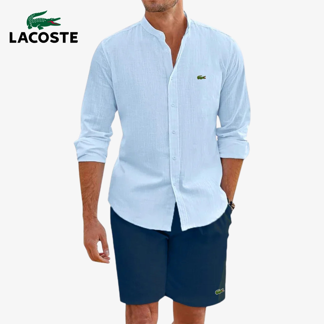 Ensemble Élégant Chemise & Short || DÉSTOCKAGE