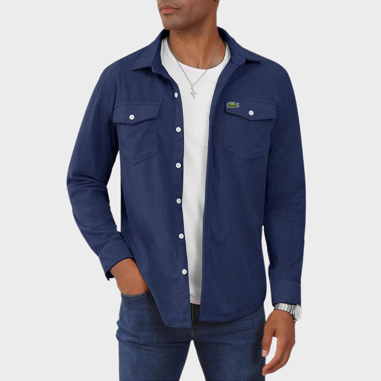 Chemise Casual à Manches Longues - PRIX DÉSTOCKAGE