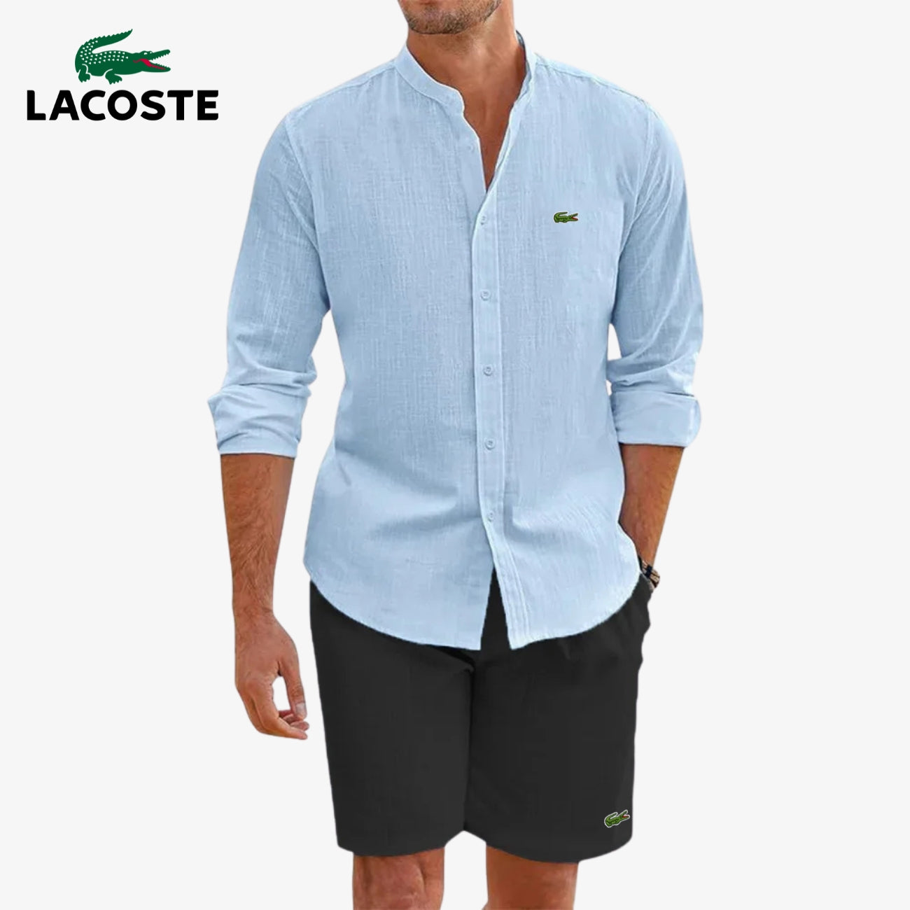 Ensemble Élégant Chemise & Short || DÉSTOCKAGE