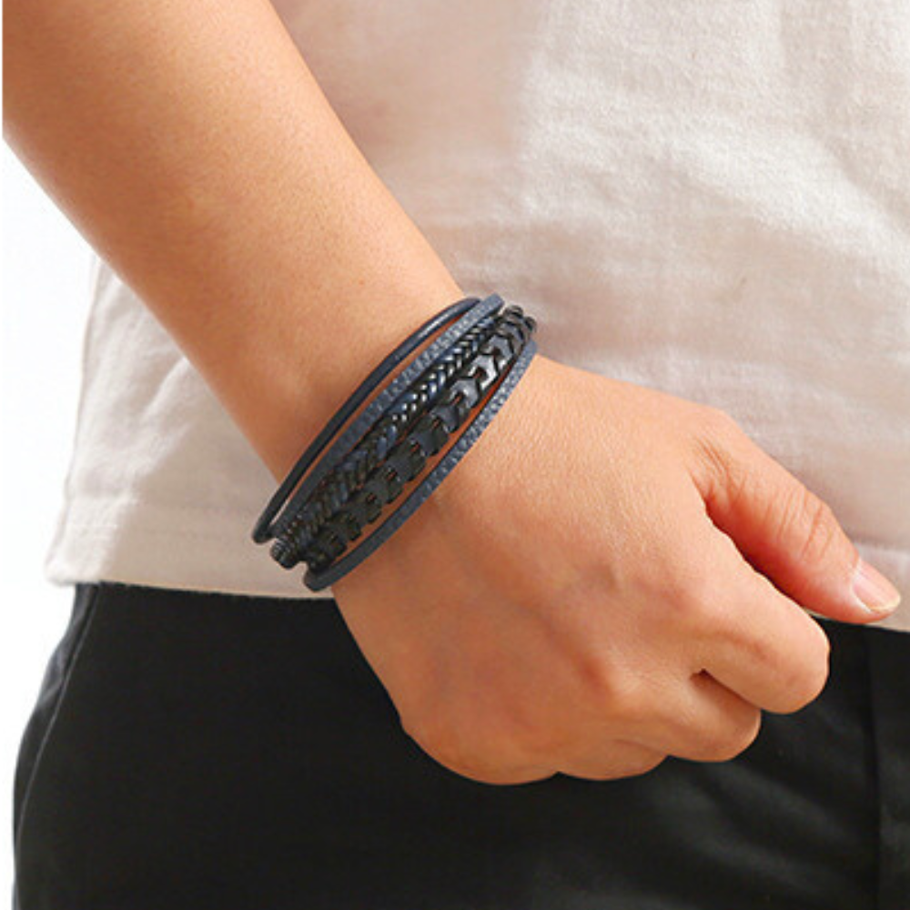 DUMONT LYON | BRACELET HOMME EN CUIR DE LUXE