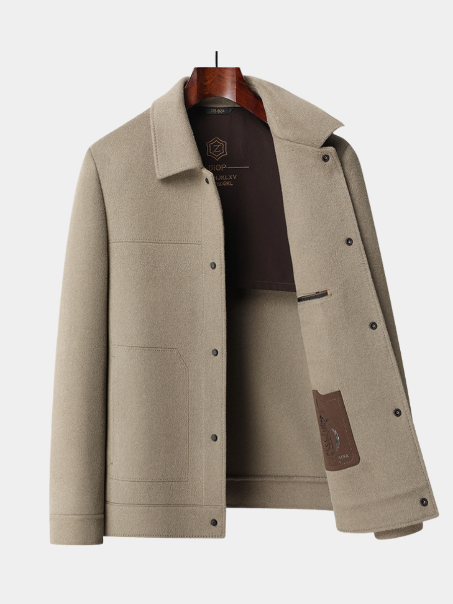 DUMONT LYON | MANTEAU EN LAINE D'AUTOMNE