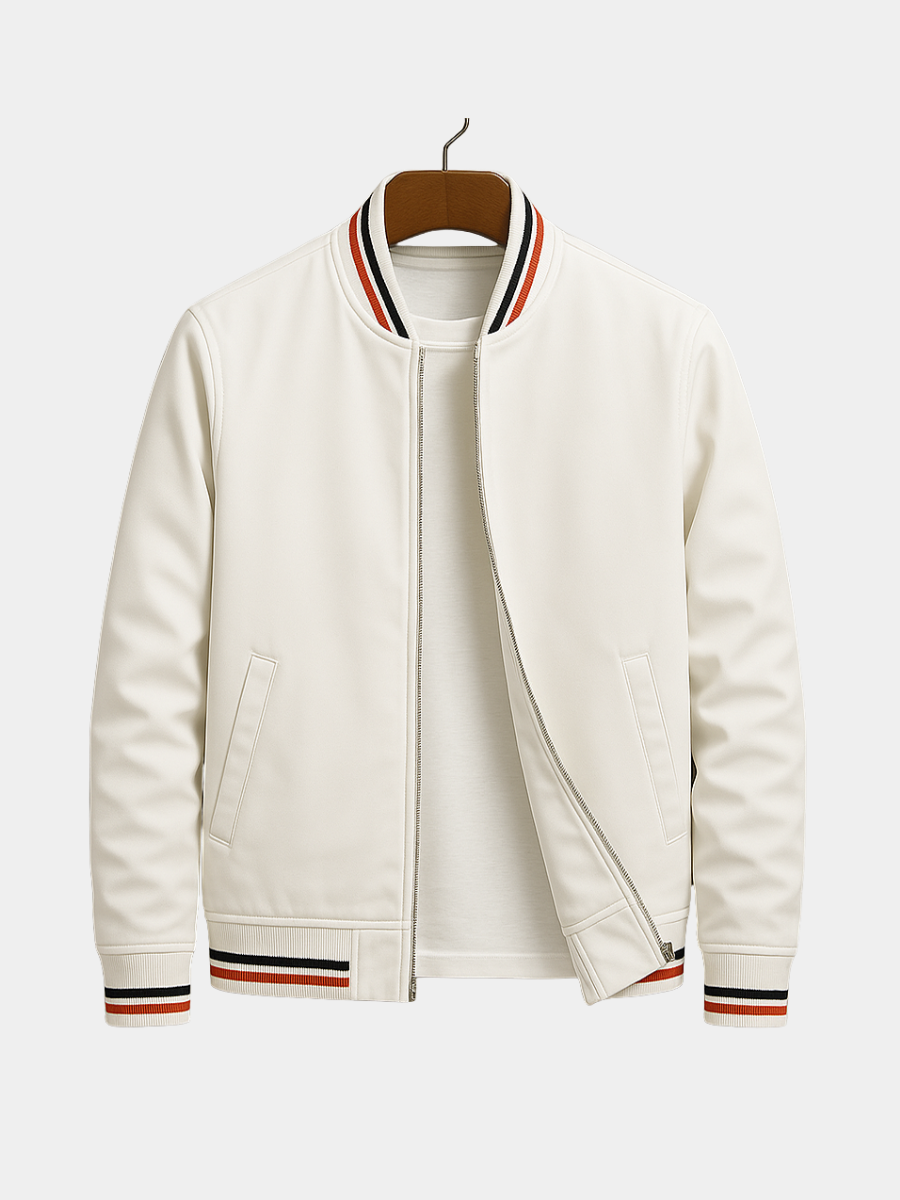 DUMONT LYON | VESTE BOMBER D'ÉTÉ AVEC RAYURES