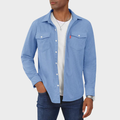 Chemise Casual à Manches Longues - DÉSTOCKAGE