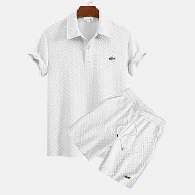 Ensemble polo et short texturé – Édition Limitée (53 Disponible)