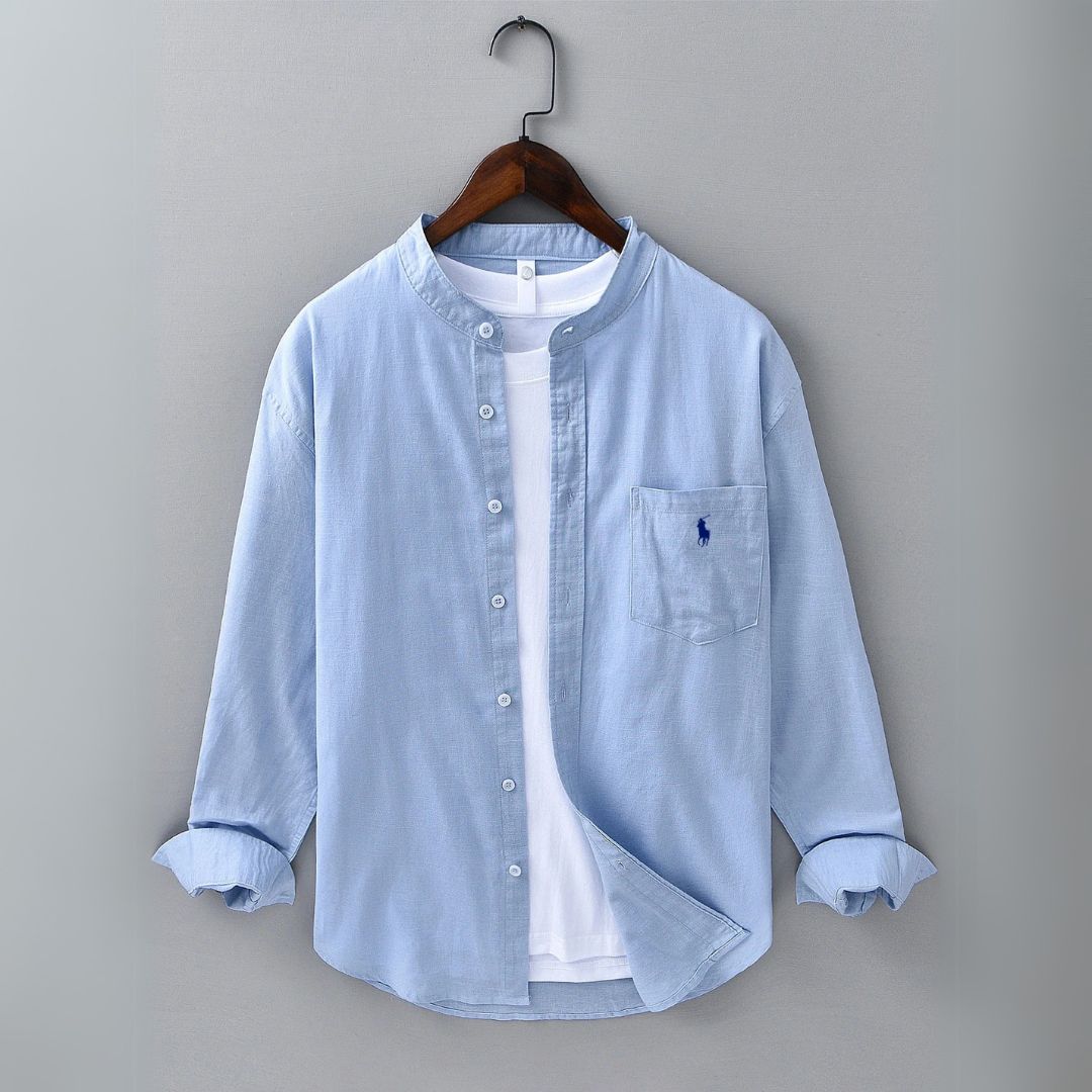 Chemise à collier - Pour hommes