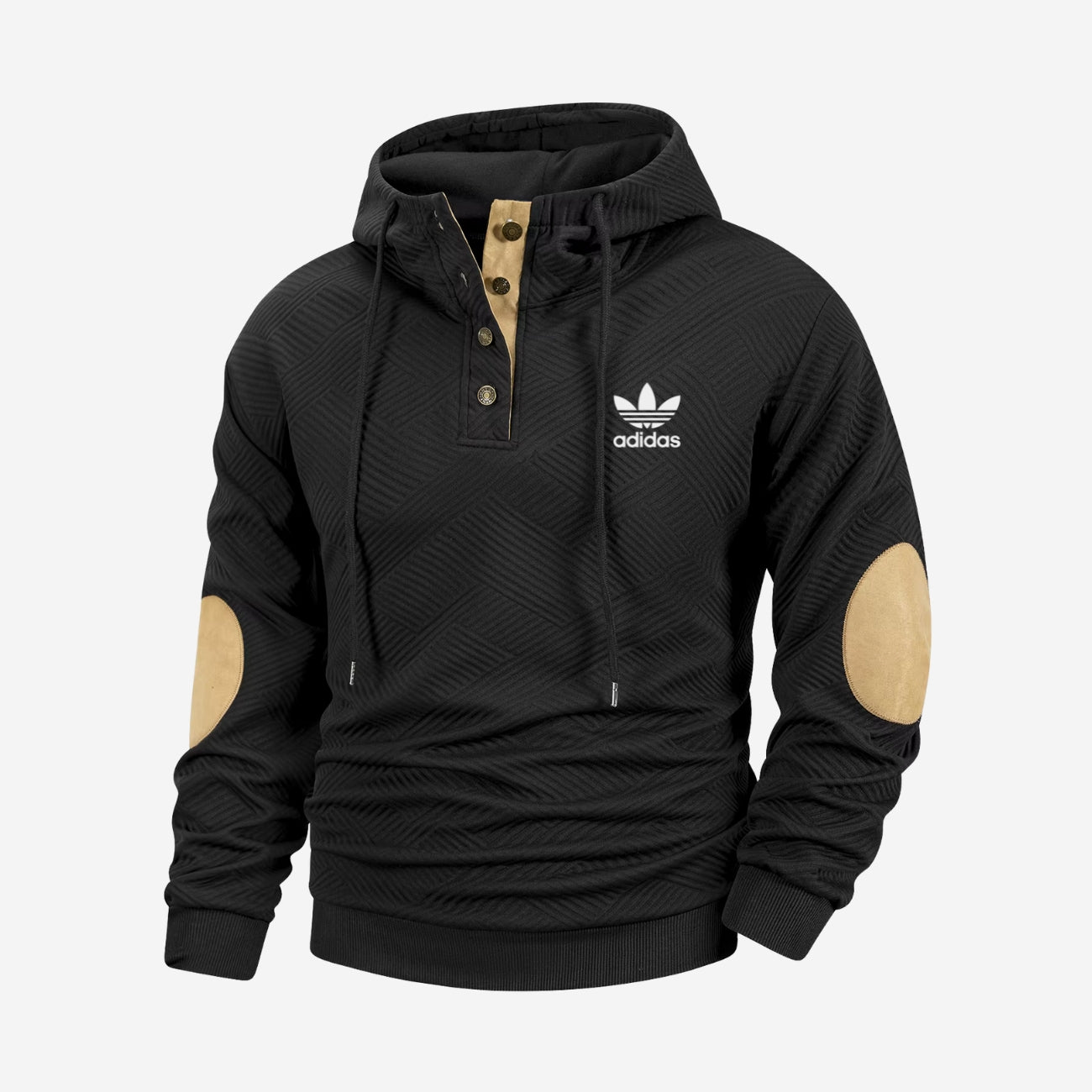 Sweat à capuche à boutons - SOLDES