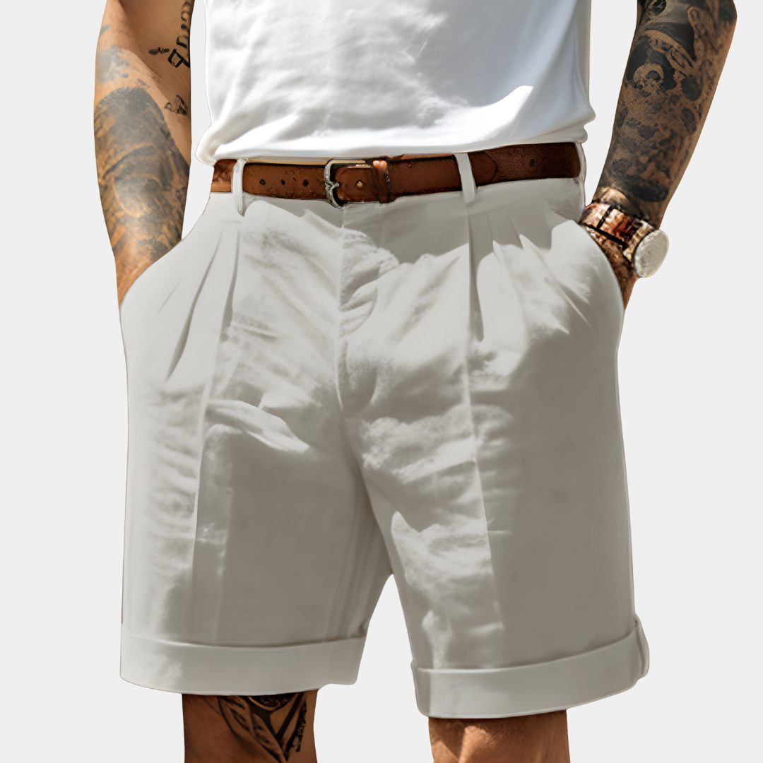 DUMONT LYON | BERMUDAS ÉLÉGANTS EN COTON RESPIRANT