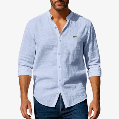 Chemise Élégante Col Officier - PRIX DÉSTOCKAGE