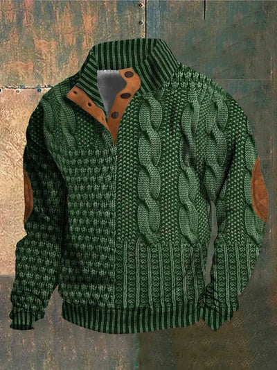 NICK | PULLOVER CHAUD À MOTIF