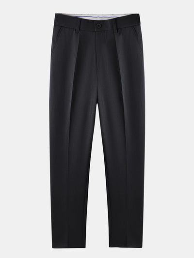 CHEMISE À MANCHES LONGUES À RAYURES AVEC BOUTONS & PANTALONS SLIM FIT À JAMBE ÉLARGIE