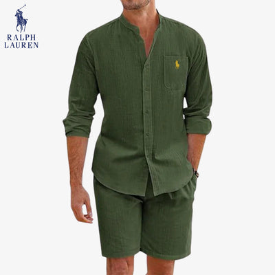 Ensemble Élégant Chemise & Short - DÉSTOCKAGE