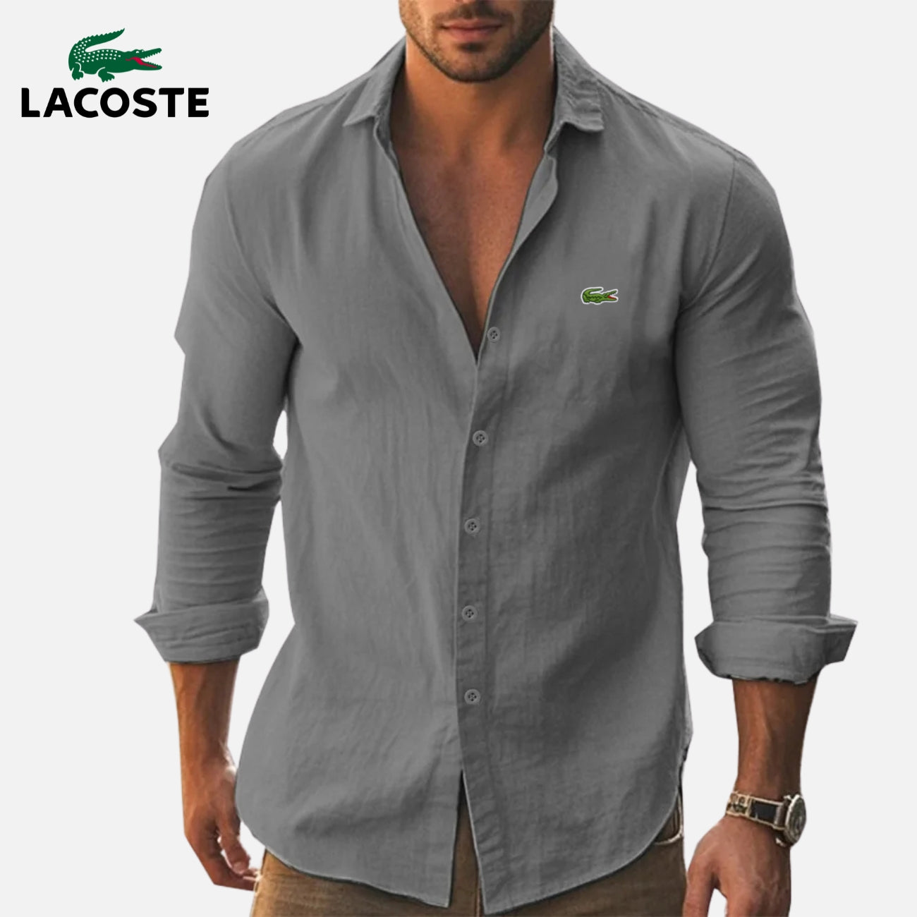 Chemise Décontractée à Manches Longues || PRIX DÉSTOCKAGE