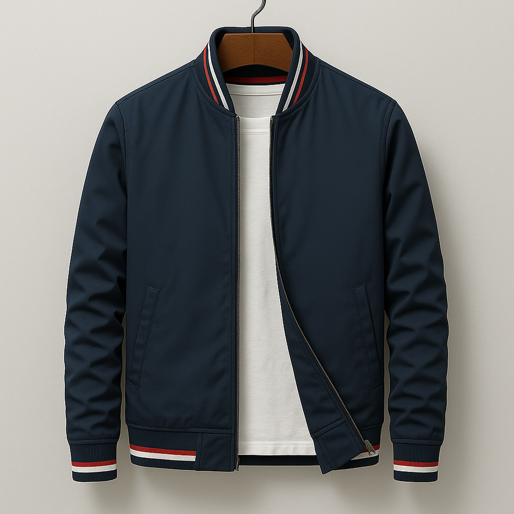 DUMONT LYON | VESTE BOMBER D'ÉTÉ AVEC RAYURES
