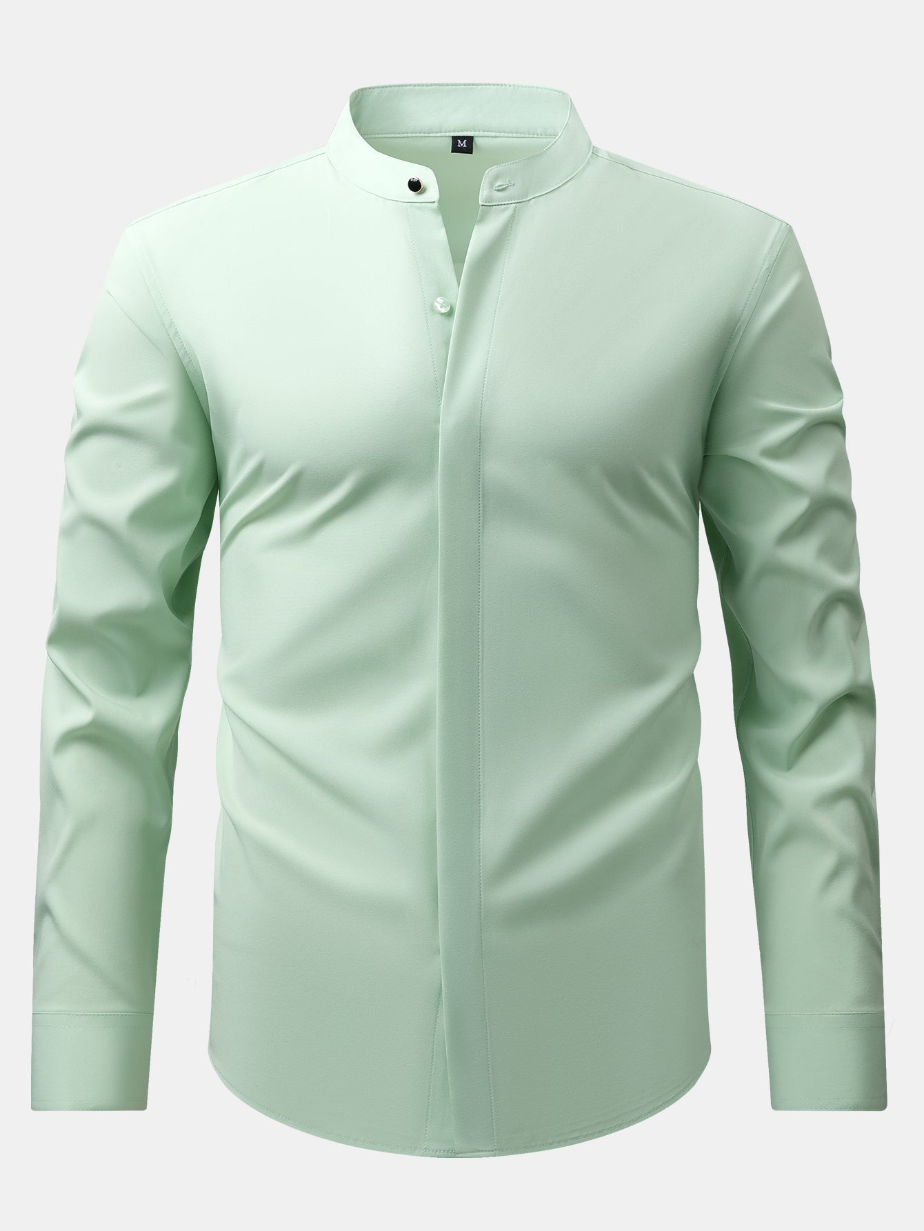 CHEMISE À COL MONTANT & PANTALONS SLIM FIT À JAMBES ÉVASÉES