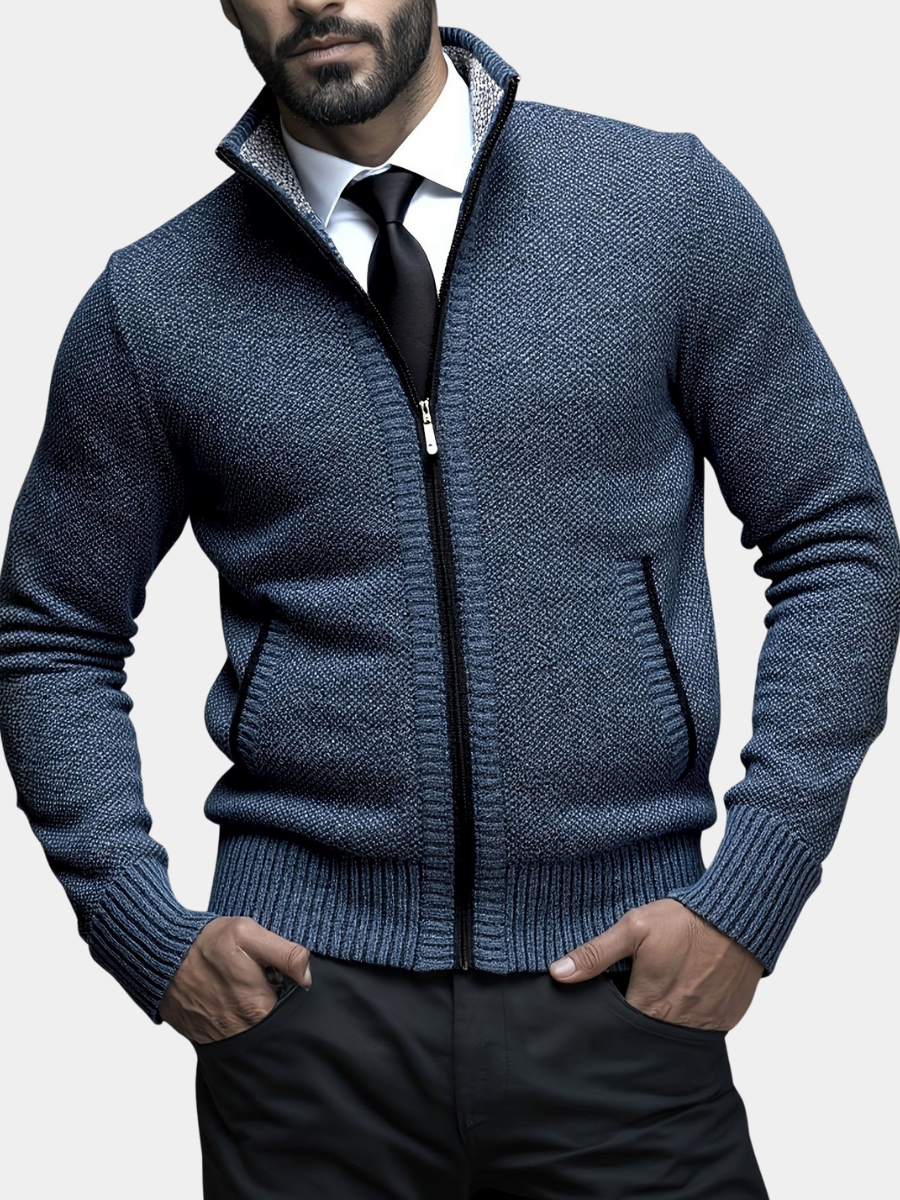 DUMONT LYON | GILET HOMME LUXE AVEC FERMETURE ÉCLAIR