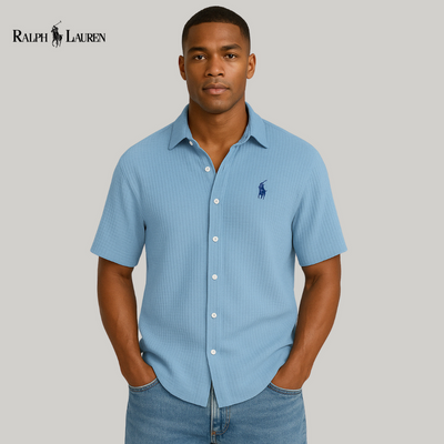 Élégante chemise à manches || courtes