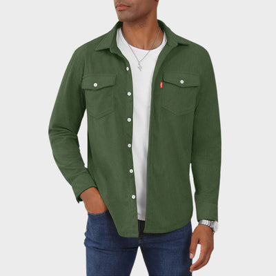 Chemise Casual à Manches Longues - DÉSTOCKAGE