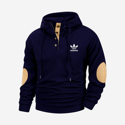 Sweat à capuche à boutons - SOLDES