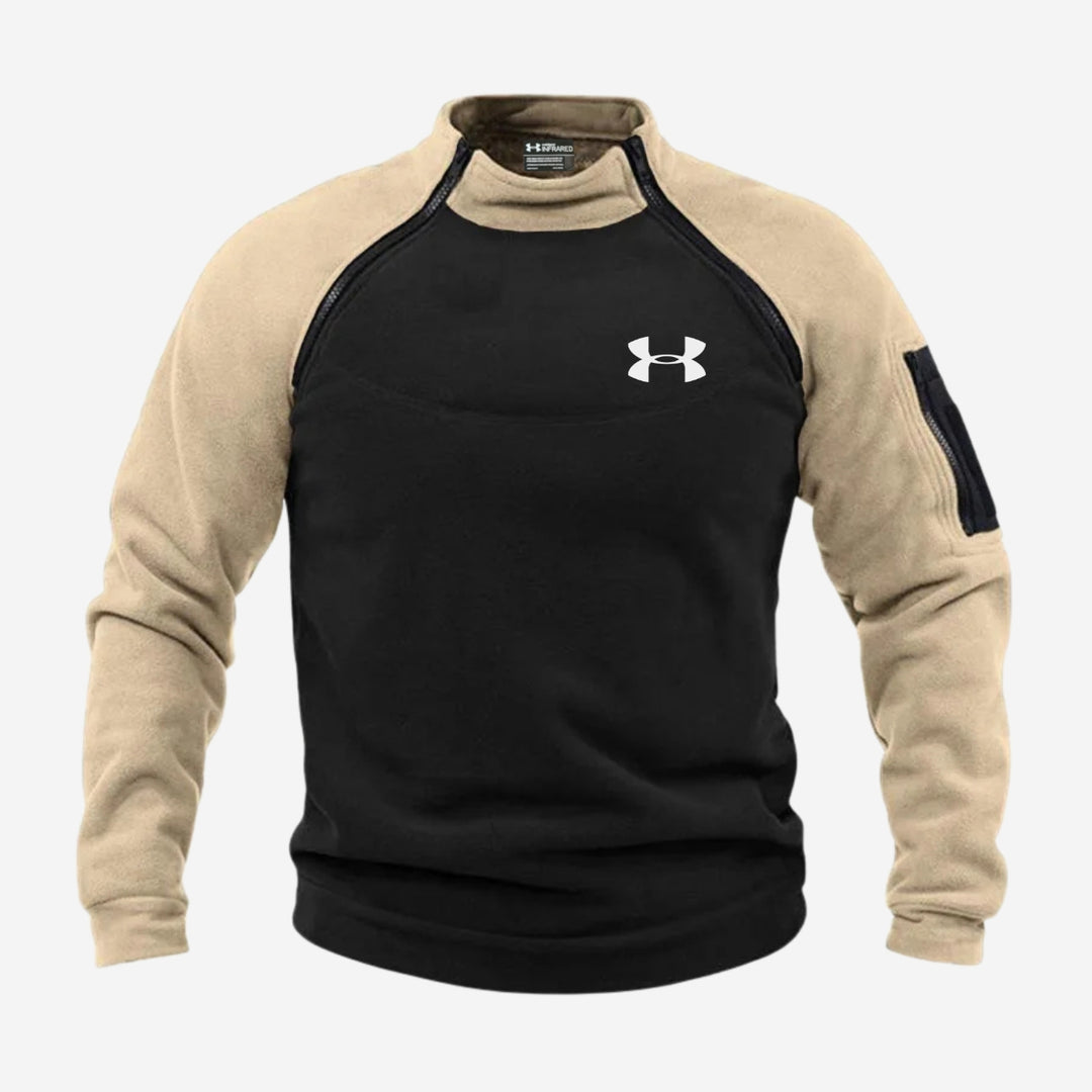 Sweat-shirt polaire bicolore - SOLDES