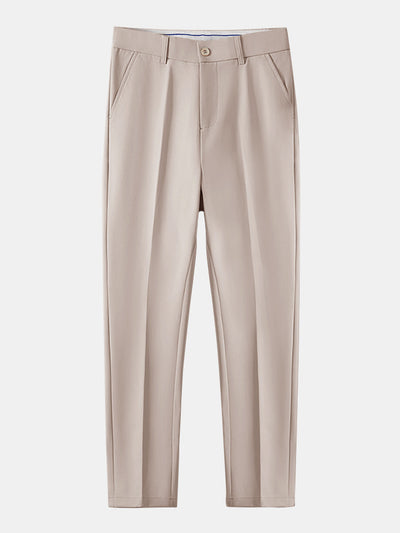 CHEMISE À MANCHES LONGUES À RAYURES AVEC BOUTONS & PANTALONS SLIM FIT À JAMBE ÉLARGIE