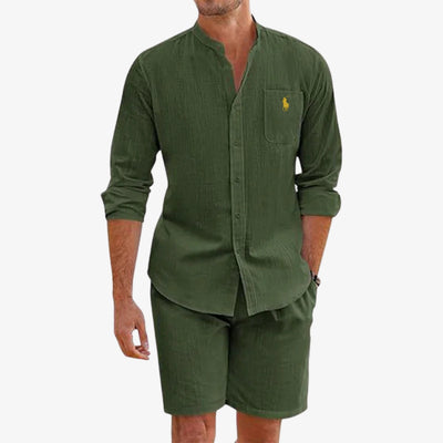 Ensemble Élégant Chemise & Short - DÉSTOCKAGE